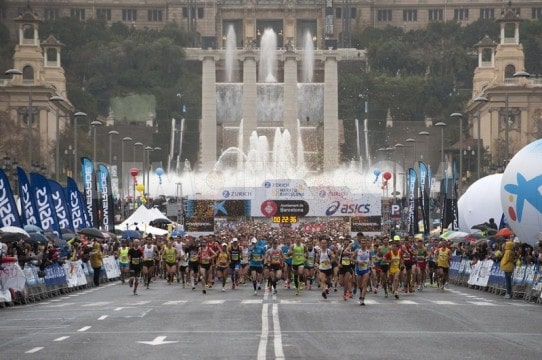 Le marathon à Barcelone